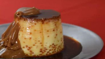 El flan, "puro amor".