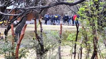 Efectivos de la Policía Federal en El Calafate.