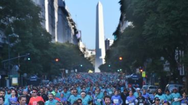 La maratón se disputó este domingo a la mañana en Buenos Aires.