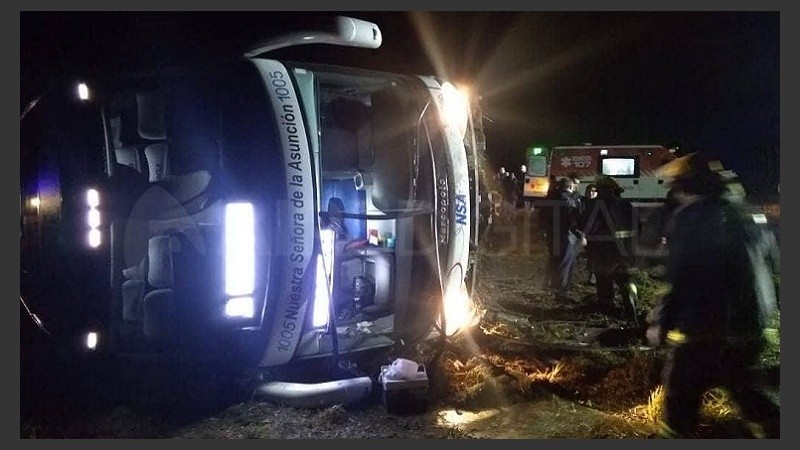 El accidente fue sobre la ruta 11, cerca de San Justo.