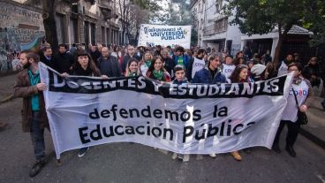 La semana pasada hubo masivas movilizaciones por la educación pública.