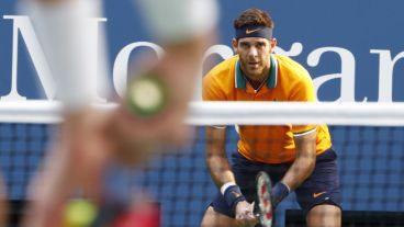 Delpo ganó un tie break clave en el tercer set y después lo barrió.