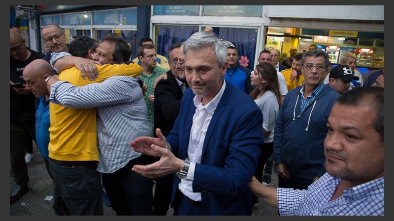 Carloni tras enterarse de los resultados.