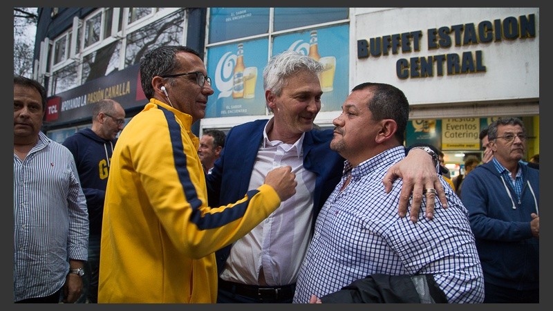 Ricardo Carloni y Martín Lucero, los vicepresidentes electos.