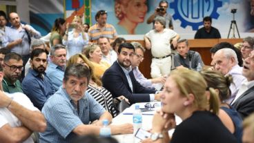 Marcos Cleri participó de una reunión en la UOM.