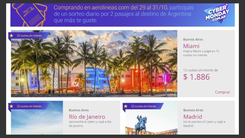 Muchos aprovechan las ofertas para planear sus vacaciones. ¿Vos?