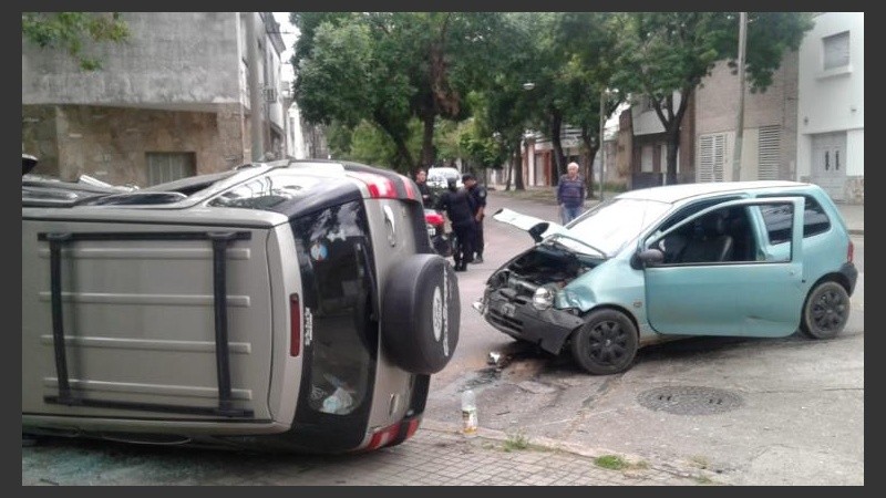 La escena impactante en la esquina de Echesortu. 