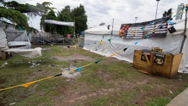 Sectores de la feria deberán ser arreglados tras las tormentas del fin de semana.