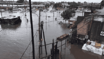 Tremenda situación con las inundaciones en La Matanza.