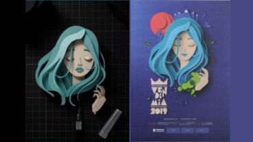 A la izquierda, la obra de John Ed De Vera; a la derecha, la de Papercraft.