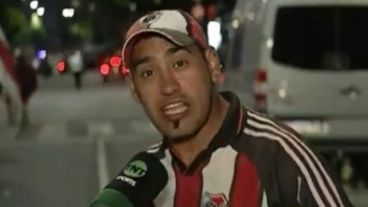 El hincha de River que pidió "más civilización".