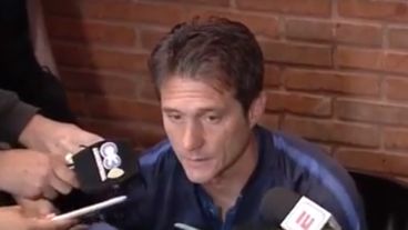 El director técnico de Boca habló en conferencia de prensa.