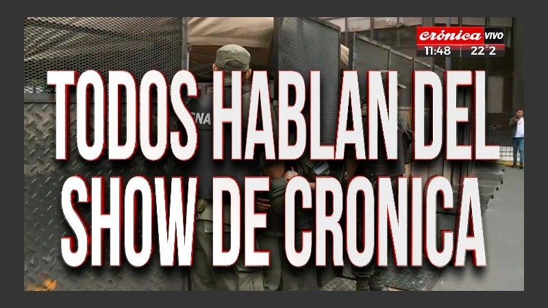 Bajo la consigna “El show del G20”, Crónica se hizo un festín.