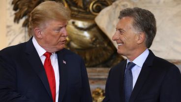 Macri y Trump este viernes en Casa Rosada.