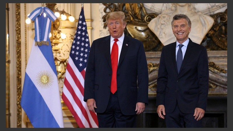 Trump y Macri juntos este viernes en el marco del G20 en Argentina.