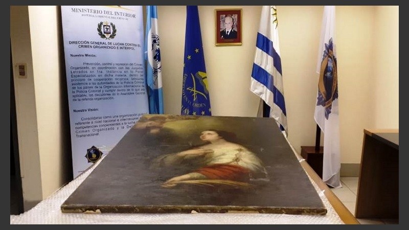 La obra de Murillo fue recuperada en Uruguay.