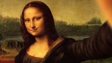 "Mona Lisa", pintada por Leonardo Da Vinci a comienzos del 1500, en "modo selfie".