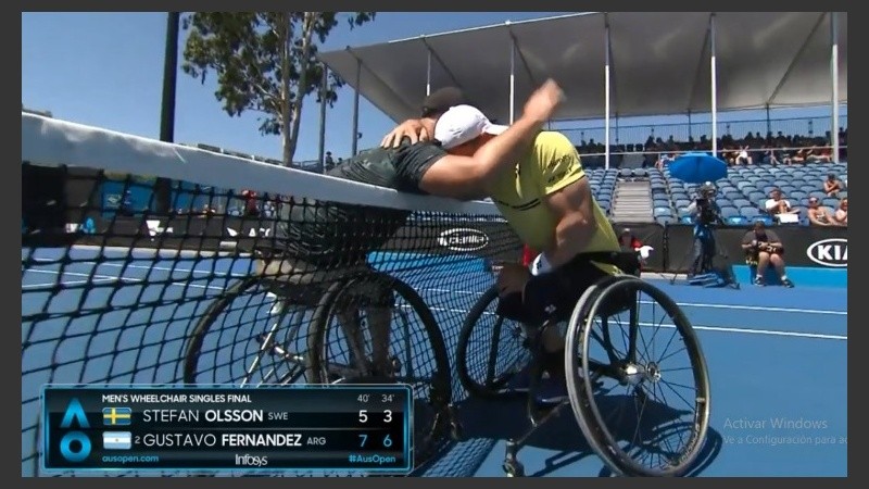 El Lobito, de 25 años, pudo tomarse revancha de un rival que el año pasado lo había vencido en la final de Wimbledon.