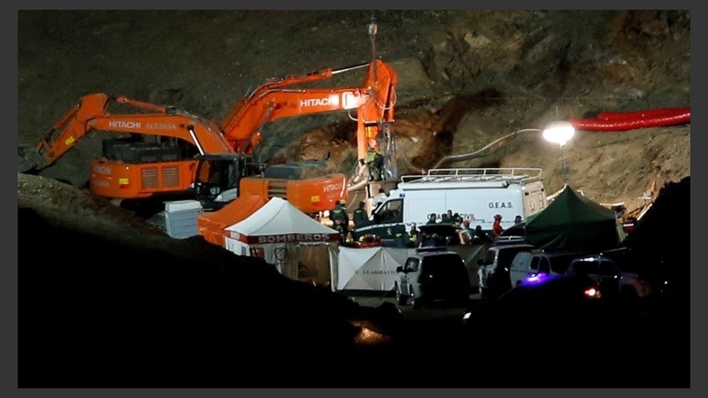 Para llegar a Julen, los rescatistas excavaron un túnel vertical y luego otro horizontal.