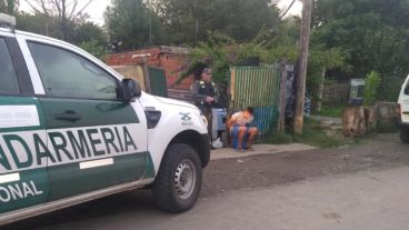 El operativo fue en calle Benteveo al 700.