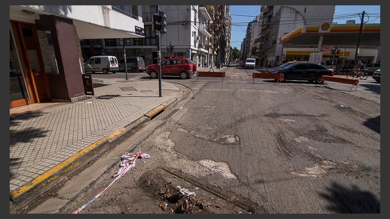 La esquina de Entre Ríos y 3 de Febrero.