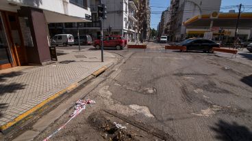 La esquina de Entre Ríos y 3 de Febrero.