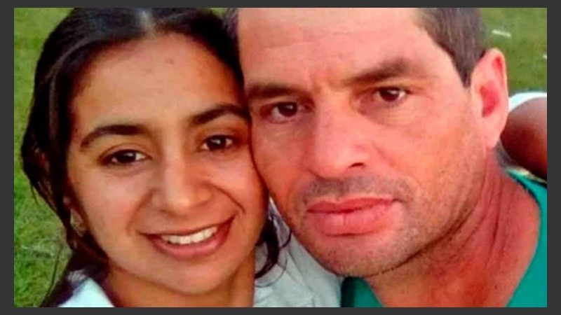 La mujer asesinada y el hombre que supestamente la mató.