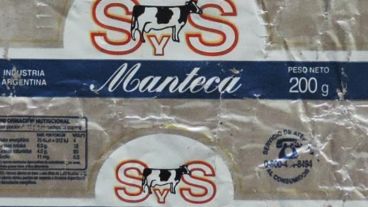 “Manteca” marca S&S, atributo Calidad Extra.