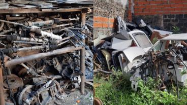 Los elementos secuestrados en el local de la zona noroeste de Rosario.