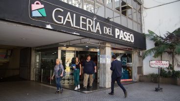 Una de las galerías afectadas por la crisis.