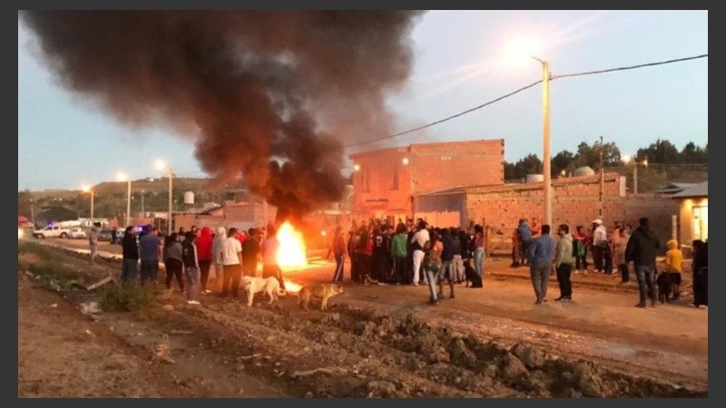 La pueblada fue en la zona conocida como Fracción 14.