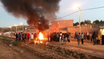 La pueblada fue en la zona conocida como Fracción 14.