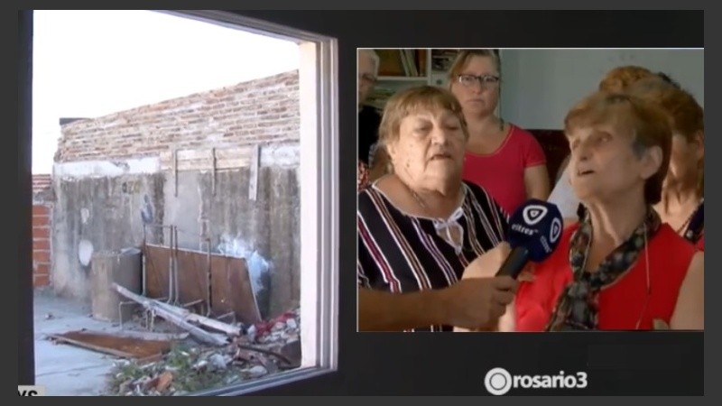 La ventana por donde ingresaron, dos veces, delincuentes.