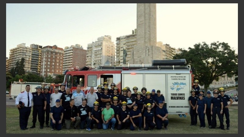 Bomberos de Rosario están de festejo. 