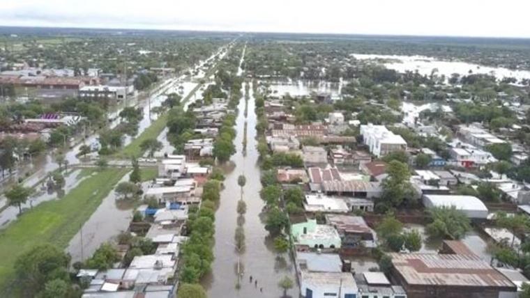 Inundaciones en Chaco dos personas murieron y hay varias zonas