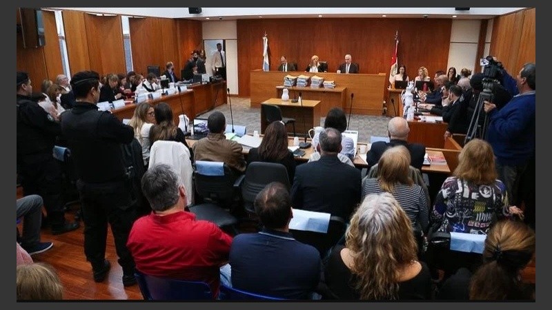 El tribunal, en la mira de los familiares de las víctimas.