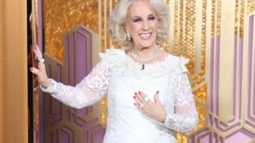 Mirtha, en su regreso a la televisión.