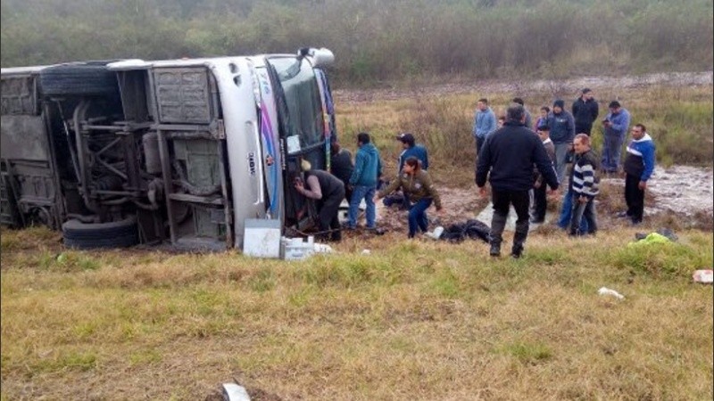 Una imagen de la tragedia en Tucumán. 