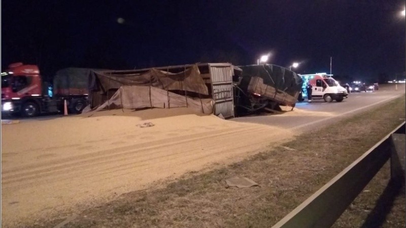 El siniestro fue a la altura de calle Baigorria.