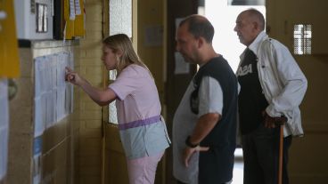 Las imágenes de la votación de este domingo en Rosario.