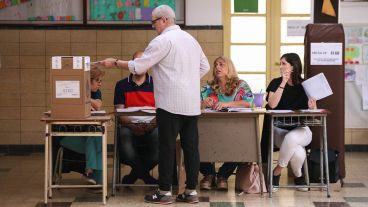 Las imágenes de la votación de este domingo en Rosario.