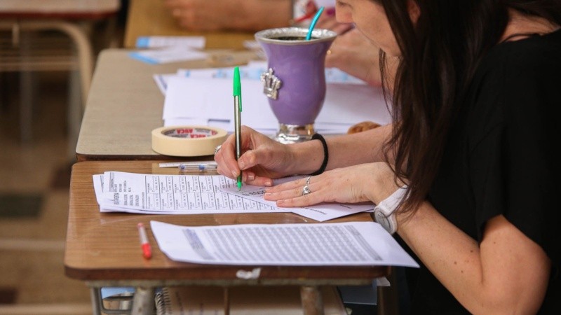 Las imágenes de la votación de este domingo en Rosario. 