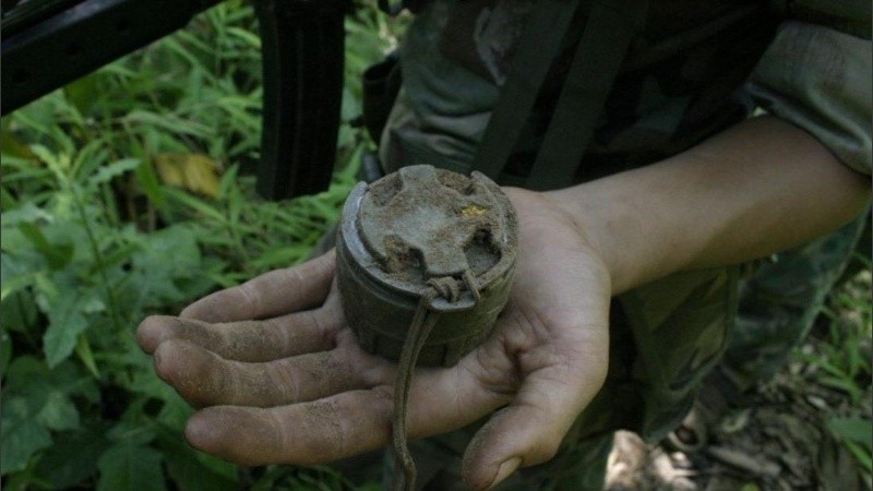 La mina que mató al hombre alemán e hirió a la mujer argentina. 