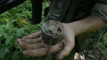 La mina que mató al hombre alemán e hirió a la mujer argentina.