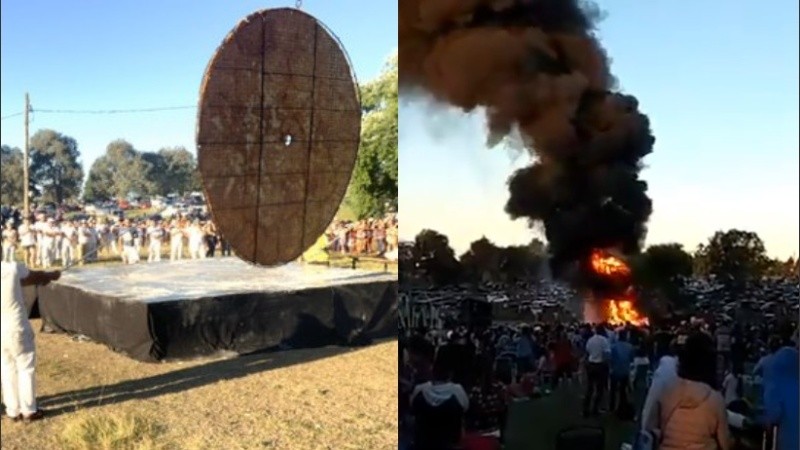 El antes y después de la fiesta especial uruguaya.