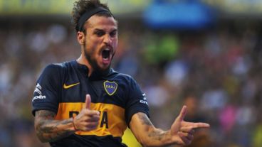 Los últimos gritos de gol de Osvaldo fueron en 2016 en Boca.