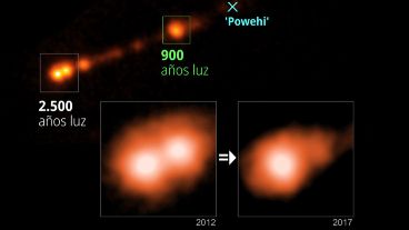 El "Powehi" se sitúa a aproximadamente 55 millones de años luz de la Tierra.