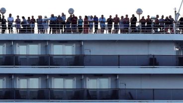 Cinco argentinos en un barco con gran mayoría de estadounidenses.