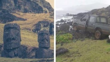 El infractor fue acusado de daño a monumento nacional.