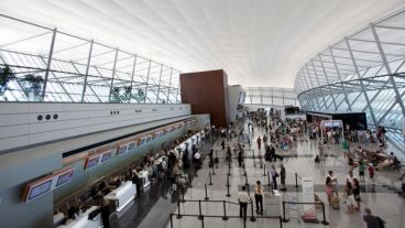 Aeropuerto de Carrasco, en Montevideo. Los infectados llegaron desde Italia.